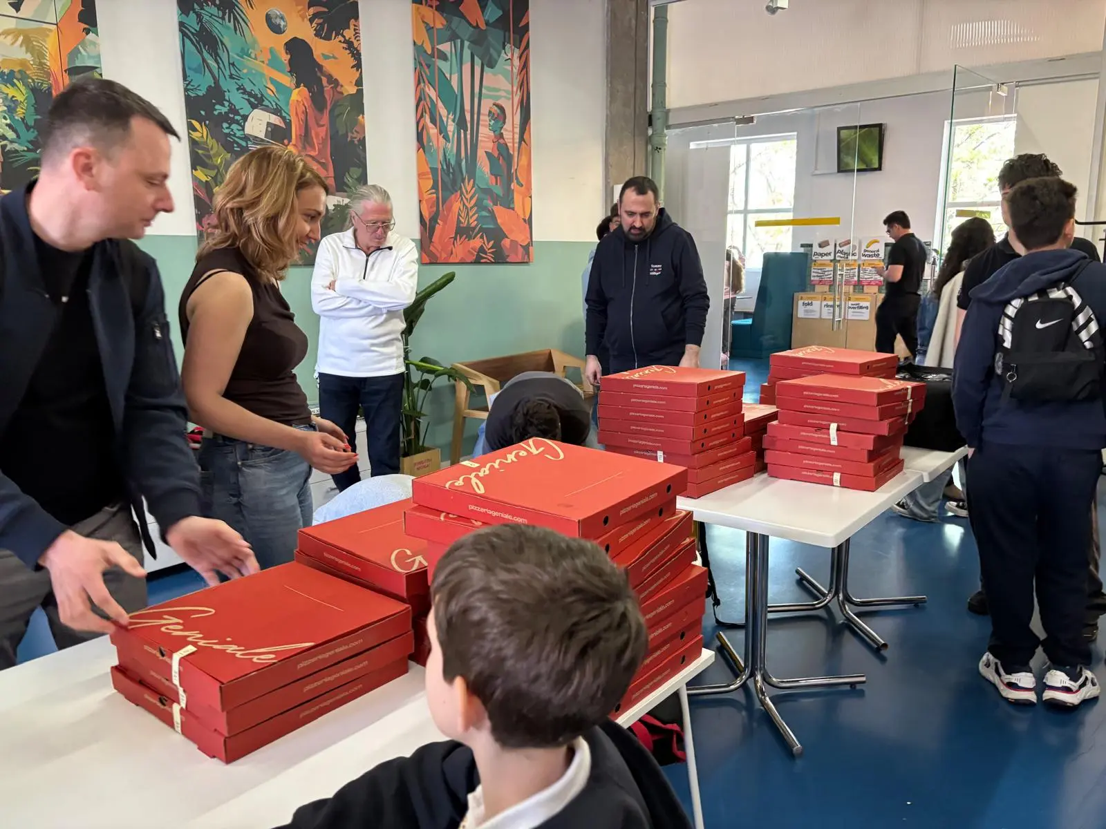 Pizza party la turneu - participanți